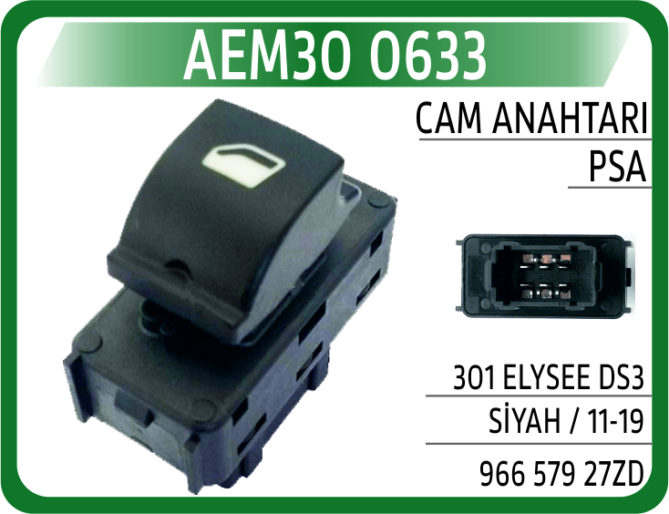 Cam Anahtarı Psa 301 Elysee