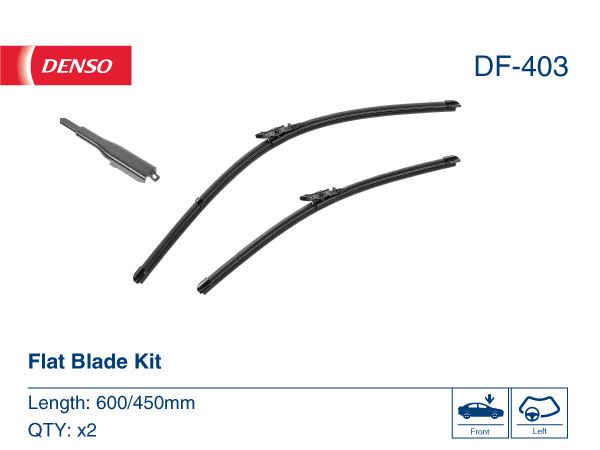 Wiper. Flat Front Blade