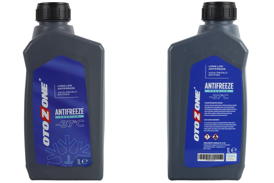 Antifriz 1 Lt -37 C Mavi (Koli 12 Ad)