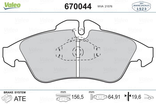 FREN BALATASI ON MERCEDES W638 B901>B904 . VW LT 28-35-46