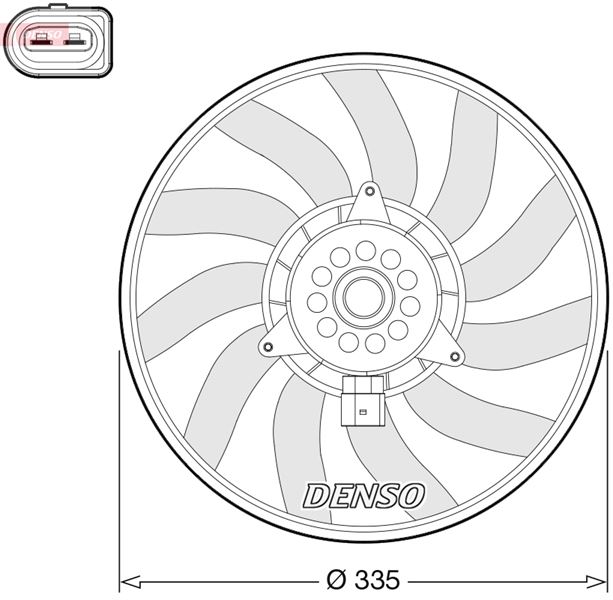Fan. Radiator