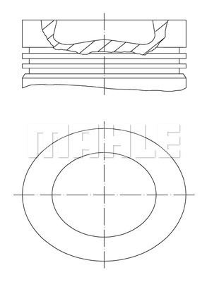 Motor Piston+segman POLO-GOLF6-CADDY-JETTA-A3-LEON...