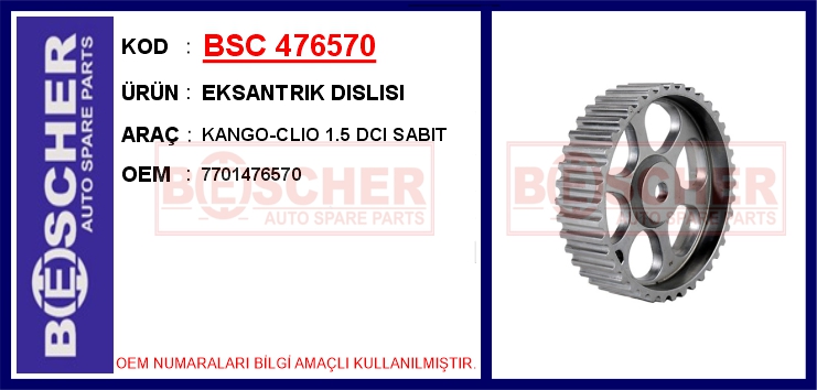 EKSANTRIK DISLI AYARSIZ CLIO - KANGOO 1.5 DCI 2002>