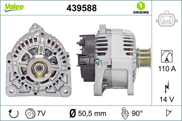 Alternatör 110A Mgn Ii-scenic II 1.9 Dci (05-08)