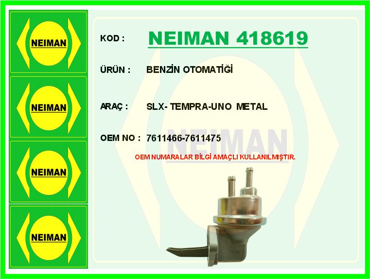 BENZIN OTOMATIGI TEMPRA DOGAN SLX