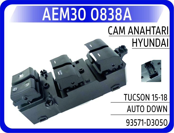 CAM ANAHTARI HYUNDAI TUCSON 15-18 AUTO DOWN