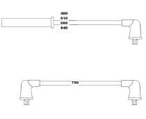 BUJİ KABLOSU MAZDA 626 1.6L F6 (GD kasa) 89-91 2.0L FE (GD kasa) 89-91