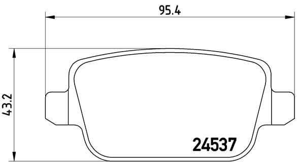 Fren Balatası Arka Ford-land Rover-volvo Mondeo-ga...