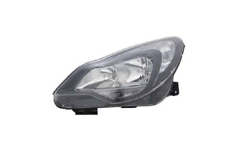 (20-C630-A5-2B) SOL FAR OPEL CORSA D (SİYAH) 06> (MOTORLU H7)