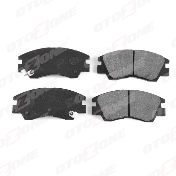 ÖN FREN BALATA MITSUBISHI L200 2.5L 4D55 4D56 8v K14T 4x2 4x4 86-98 / L300 2.5L 4D56 8v P15V PANELVAN 86-> - (Aşınma ikaz soketli)