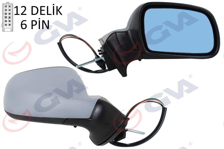 Dış Dikiz Aynası Sağ 407 05> Elektrikli+isitmal...