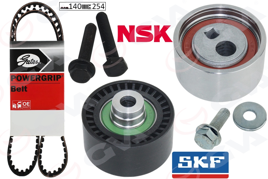 EKSANTRİK GERGİ KİTİ (140x254) PEUGEOT P206-306-PARTNER-EXPERT-BERLINGO-JUMPY-SCUDO-COROLLA 1.9D (98-) DW8 (T)