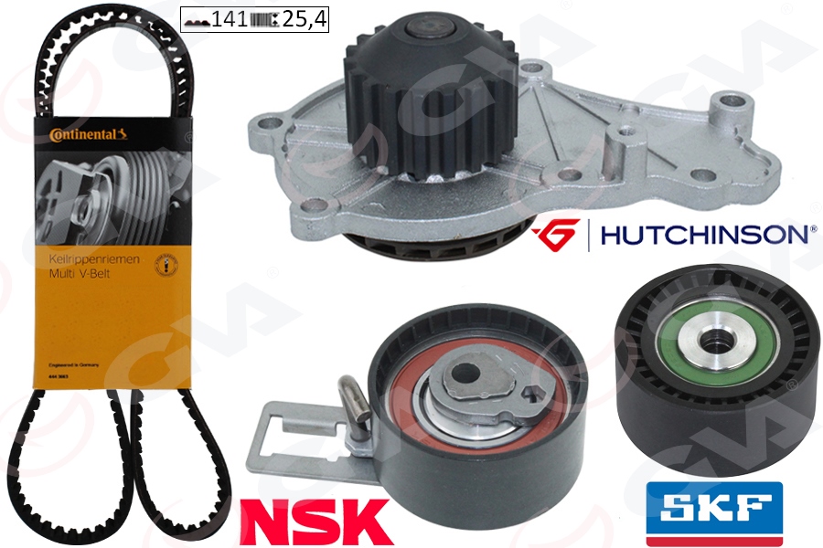 DEVİRDAİMLİ EKSANTRİK GERGİ KİTİ (141 DİŞ) P207-P208-P301-P308-P508-P2008-P3008-P5008 08> PARTNER-BERLINGO-RIFTER-JUMPY-C5-C4-DS4-C3-DS3-DS5-C-ELYSEE 1.6 HDI DV6C DV6DTED- FOCUS III 1.6 TDCİ 11>COURİER 1.5 TDCİ 14>B-MAX 14>1.6 TDCI EURO5