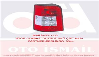 STOP LAMBASI DUYSUZ SAĞ ÇİFT KAPI PARTNER-BERLINGO 06=>