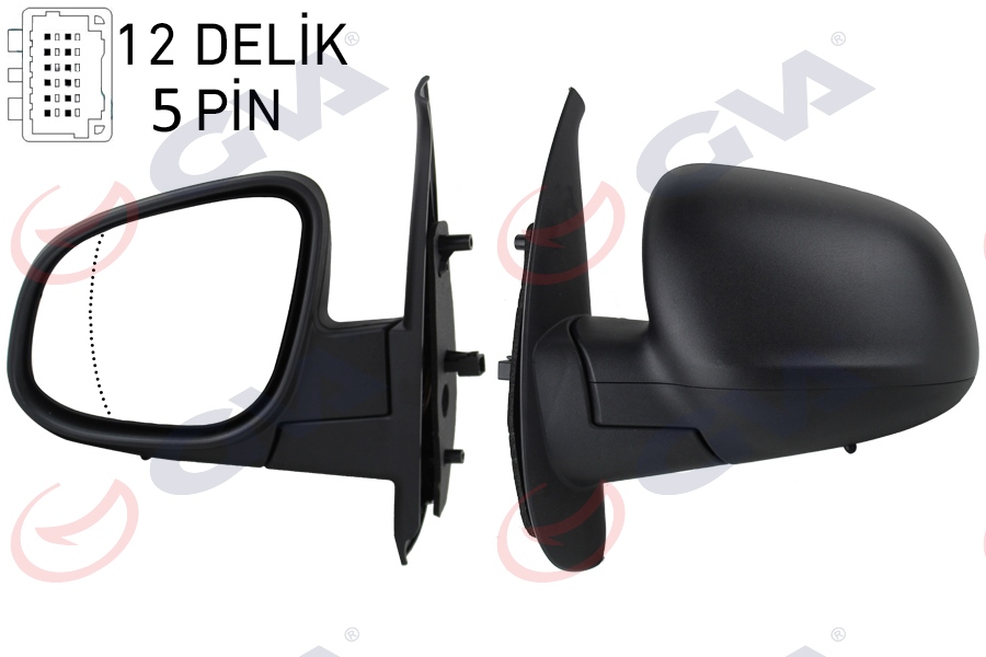 Dış Dikiz Aynası Sol Kangoo-citan 13> Elektrikl...