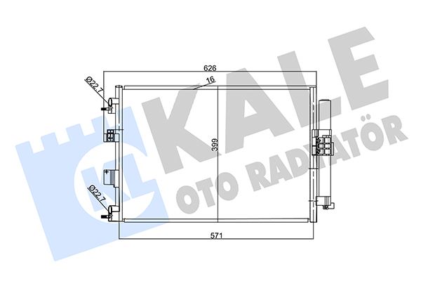 KLİMA RADYATÖRÜ FORD CONNECT-KUGA-FOCUS-CMAX 13> 1.0 ECOBOOST-1.5 TDCİ