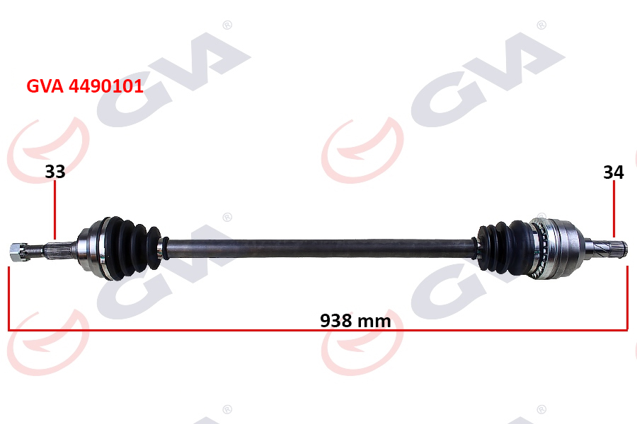 KOMPLE AKS SAĞ VECTRA A (88-95)-ASTRA F (92-98)-CALIBRA A (89-97) 1.8-2.0 (ABS`SİZ) (33x34x938mm)
