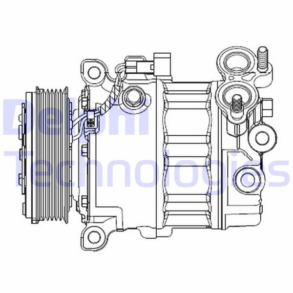 KLİMA KOMPRESÖRÜ FORD FOCUS-MONDEO VOLVO S40-V50-V60 12> 1.6 TDCİ