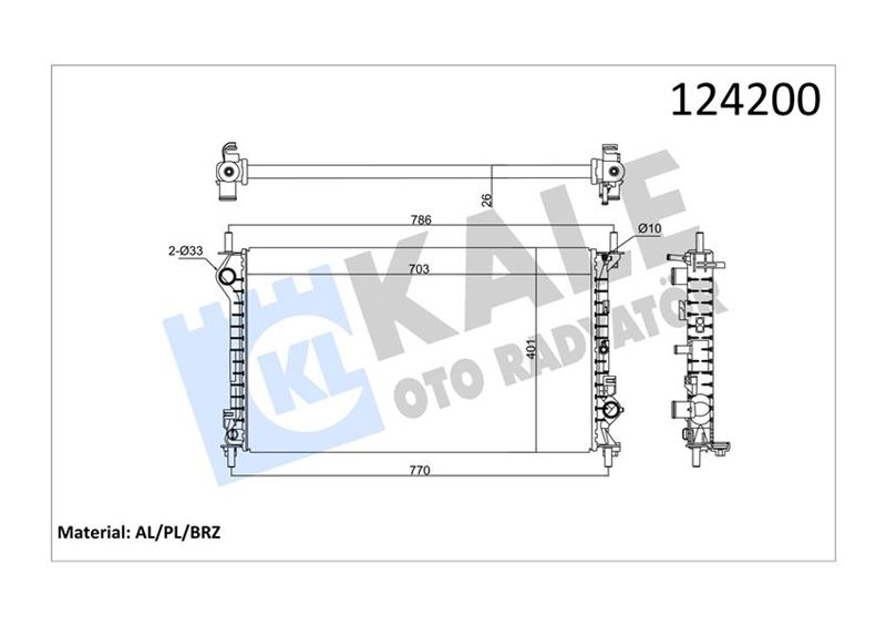 MOTOR SU RADYATORU CONNECT 1.8TDCI 75PS 90PS 110PS 02>KLIMALI (1 SIRA ALB)
