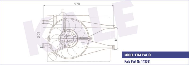 FAN GRUBU DAVLUMBAZLI FIAT PALIO-ALBEA 1.2-1.4 98<09 (MT) (KLİMASIZ) FAN MOTORU DAVLUMBAZLI
