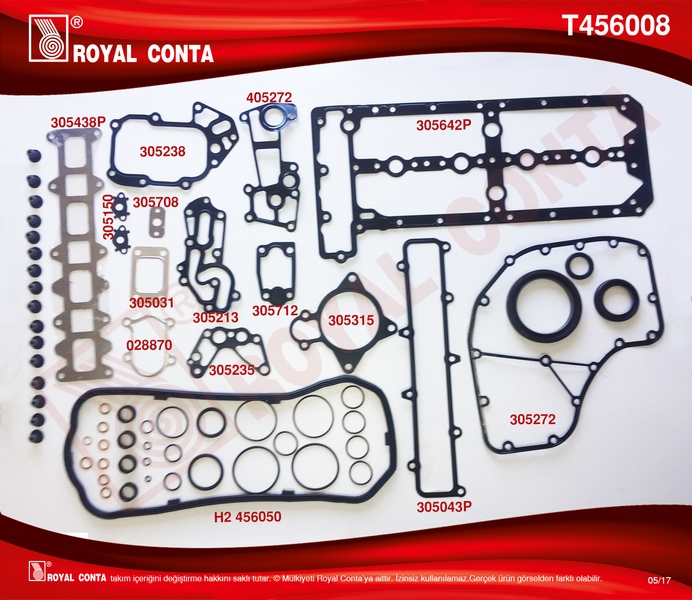YARIM TAKIM CONTA (SKC. KEÇE VE SUBAP LASTİĞİ İÇERMEZ) FIAT DUCATO