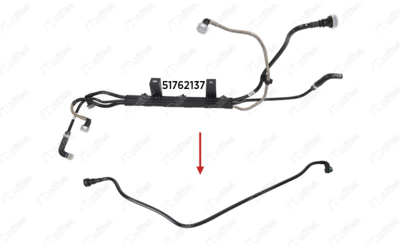POMPADAN ENJEKTÖRE DÖNÜŞ HORTUMU LINEA 1.3 MULTİJET 07=> 55KW