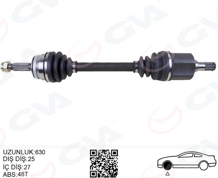 KOMPLE AKS SOL GETZ 1.5 CRDİ (03-09) ABS'Lİ (48DİŞ...