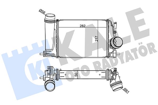 TURBO RADYATÖRÜ (INTERCOOLER) MGN IV GRANDTOUR 1.2 Tce 16=> NISSAN QASHQAI 1.2 DIG-T