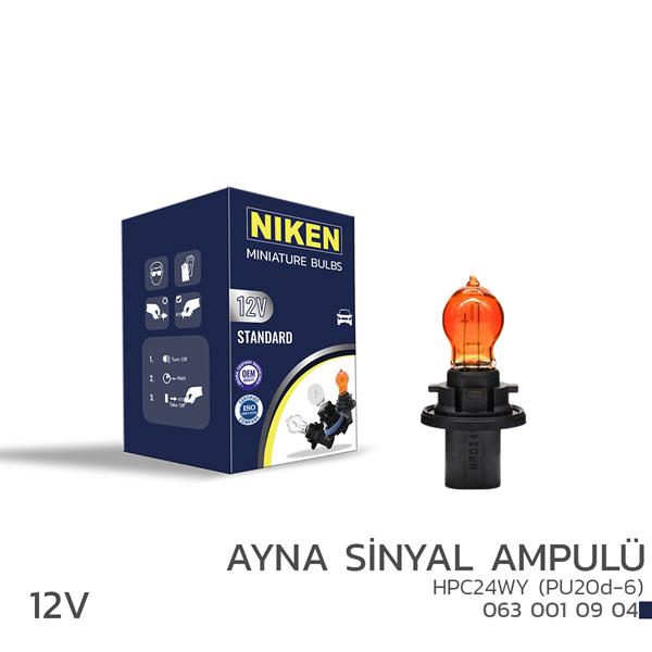 Niken 12V HPC24WY Ayna Sinyal Amp (PU20d-6) Amb 10LU'> Niken 12V HPC24WY Ayna Sinyal Amp (PU20d-6) Amb 10L...