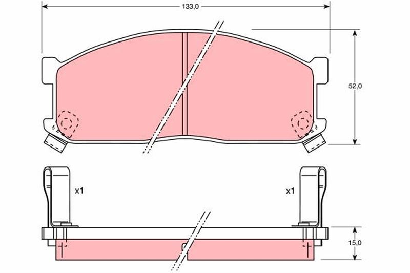 ON FREN BALATASI KIA BESTA MAZDA E2200 1.8-2.0 94>00