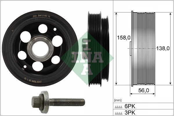 KRANK KASNAGI+KRANK KASNAK CİVATA TRANSİT V363-V362 17> 2.0 ECOBLUE MONDEO V 19> 2.0 ECOBLUE