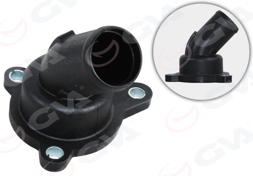 Termostat Su Çıkış Haznesi Kapağı Metal