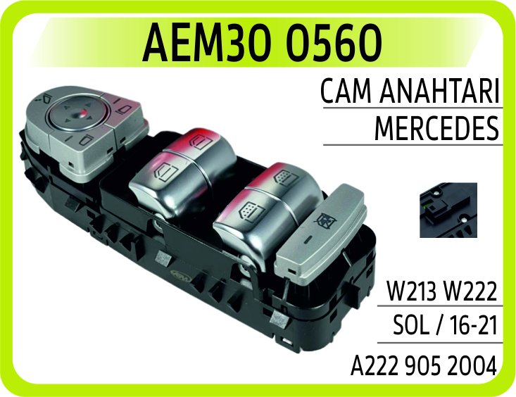 Cam Açma Salteri Ön Sol