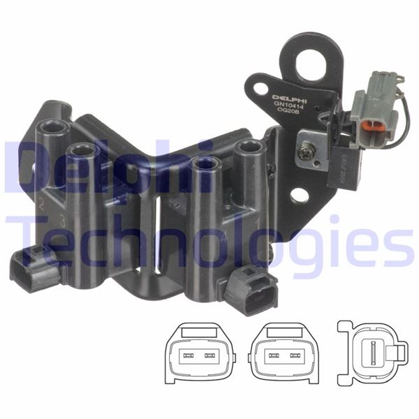 ATEŞLEME BOBİNİ HYUNDAI ACCENT 1,3L G4EA enjeksiyonlu 00-05 / GETZ 1,3L G4EA 03-05