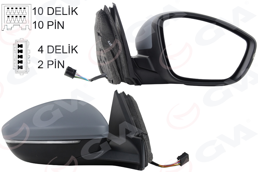 Dış Dikiz Aynası Sağ Elektrikli+isitmali+sinyalli+...