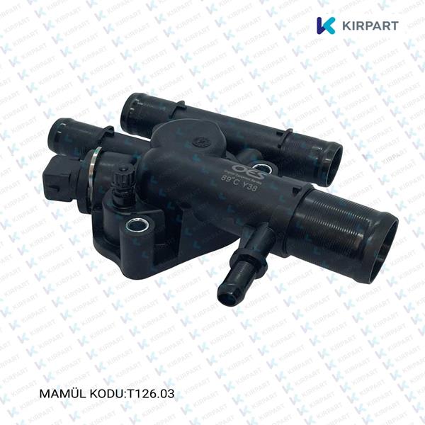 TERMOSTAT (89C) KOMPLE LAGUNA-KANGOO-TRAFIC 1.9dCi F9Q MEGANE 2.0 F4R (OES ÜRÜNÜDÜR)