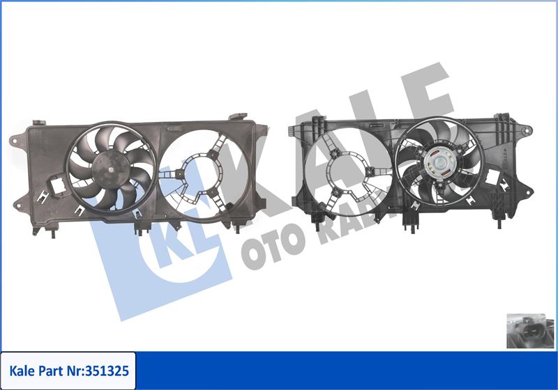 FAN MOTORU DAVLUMBAZLI FIAT DOBLO 1.3 MJET 03=> 1.9JTD 01=> EURO III (TEK MOTORLU) (KLİMASIZ)
