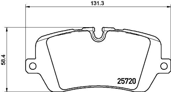FREN BALATASI ARKA LAND ROVER DEFENDER L663 DISCOVERY L462 RANGE ROVER L405 L494