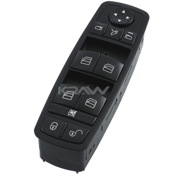 Cam Anahtarı Ön Sol Sürücü W169-W245 (Black)