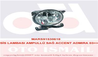 Sis Lambası Ampullü Sağ