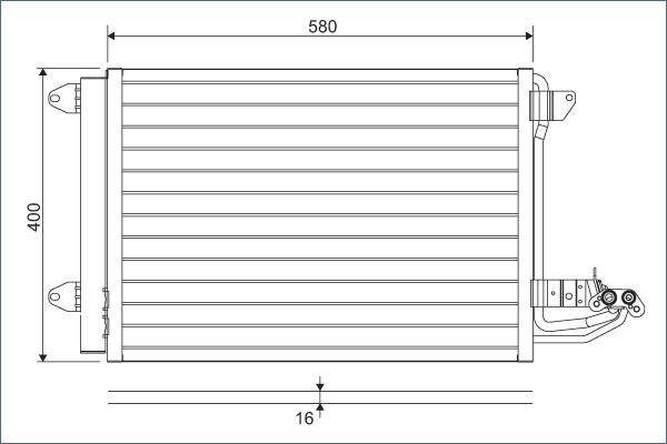 (X) Klima Kondenseri (Kurutcu Ile) A3-LEON-TOLEDO-...