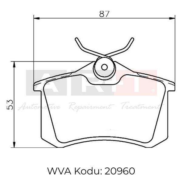 Arka Balata Fluence-megane II-III-P207-P308-P307-P...