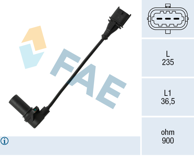 KRANK MİLİ DEVİR SENSÖRÜ OPEL ASTRA G 98>04 ASTRA H 04>10 1.7 Z17DTL-Z17DTH