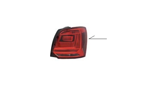 (11-C605-C1-2B) W.polo Arka Stop Sisli Koyu Ref.rh...