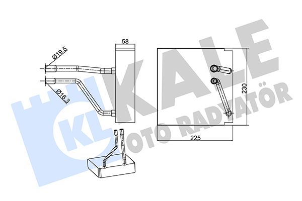 Klima Evaporator