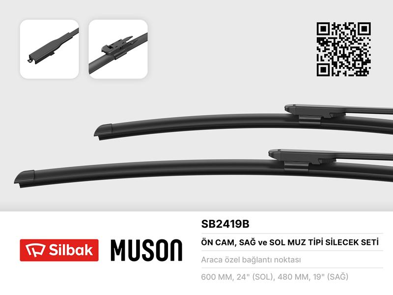 Silecek Süpürgesi 600/480mm