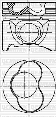 Motor Piston+segman (Std) (1-2 Piston) Bora-caddy ...