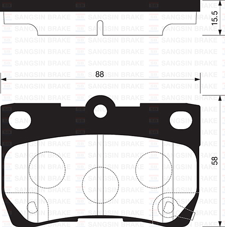 Balata Arka Disk Lexus-toyota