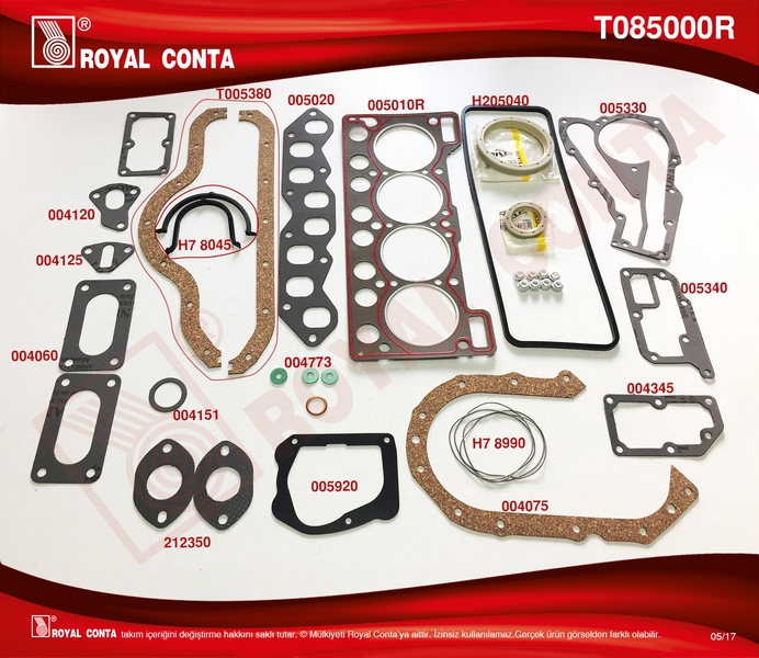 Motor Takım Conta (Süper) (Skt Keçeli+subp.last) R...