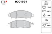 ÖN FREN BALATA NISSAN NAVARA 2.3L YS23 D23 16-> (FTE KIRMIZI KUTU)